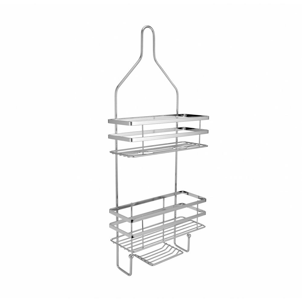 LOCAL789-Iris ตะแกรงชั้นวางของอเนกประสงค์สแตนเลส 2 ชั้น รุ่น เวนิส  PQS-DY656D  ขนาด 28x10x66 ซม. ร้