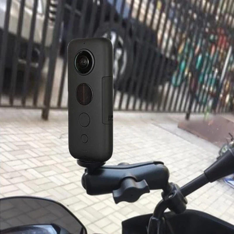 รถจักรยานยนต์จักรยานขี่ผู้ถือHandlebarกระจกสําหรับGoPro 12 11 10 สําหรับInsta360 X5 X4 หนึ่งx2 X3 DJI Action 4 3 กล้องกีฬาอุปกรณ์เสริม thumbnail 4