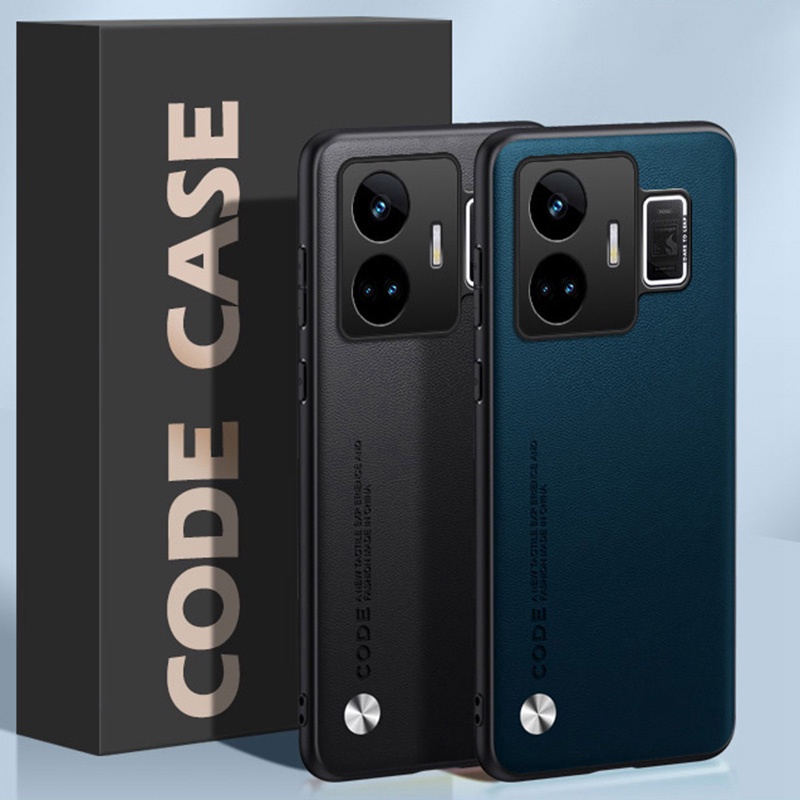 สําหรับ Realme GT Neo 5 / GT Neo5 SE แฟชั่น หนัง พื้นผิว ฝาหลัง นิ่ม TPU เคสป้องกัน