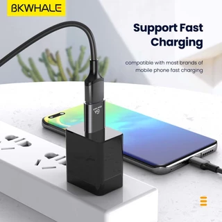 Bkwhale อะแดปเตอร์แปลง usb 3.0 เป็น Type c OTG Type c ตัวผู้ เป็น usb ตัวเมีย สําหรับแล็ปท็อป Xiaomi USBC Adaptador usb a tipo c