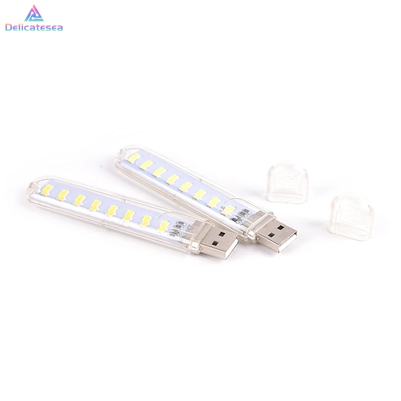 Delicatesea โคมไฟ LED USB 8 ดวง แบบพกพา สำหรับแล็ปท็อปและพีซี thumbnail 3
