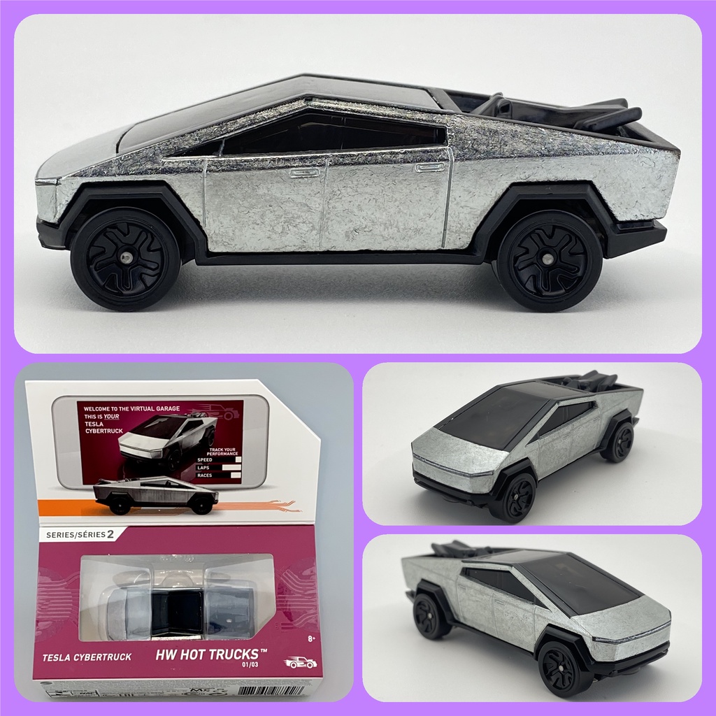 Hot Wheels Hot Little Sports Car TESLA ID Cyber Concept Pika TESLA CYBERTRUCK รถสปอร์ตไฟฟ้า