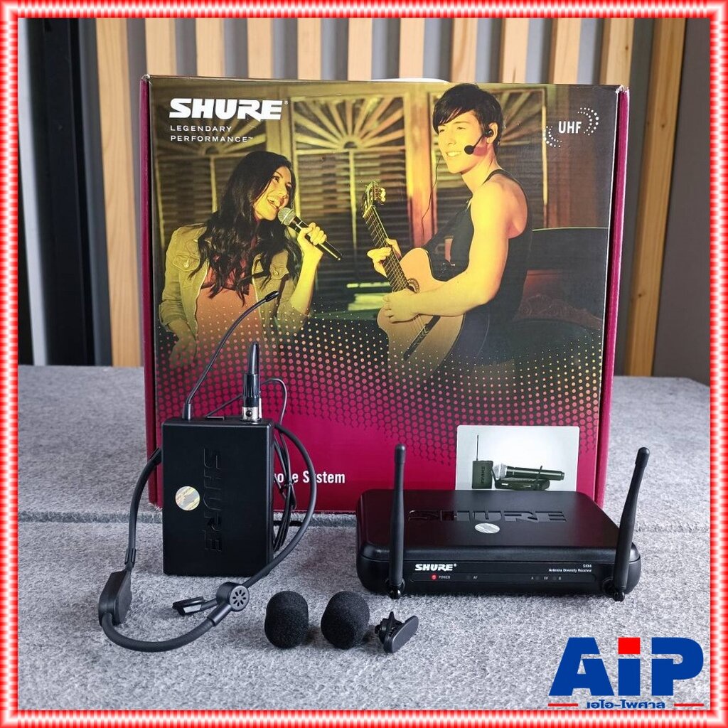 SHURE SVX14TH/PGA31 ไมค์คาดหัว ไมค์ลอย คาดศรีษะเดี่ยว ย่าน UHF SVX 14 TH / PGA 31 SVX 14 TH / PGA 31