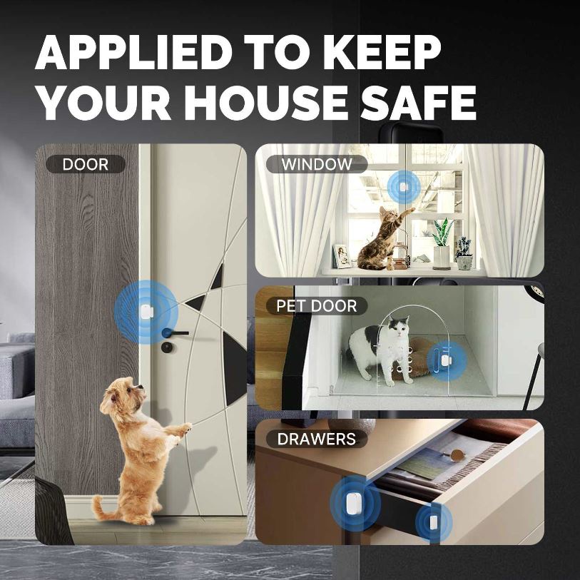 MOES Tuya Zigbee Contact Sensor - เซนเซอร์ เปิด ปิด เซ็นเซอร์ประตู Tuya Zigbee Moes Homekit Door - รูปที่ 4