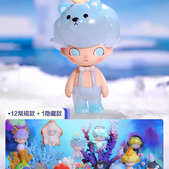 [ของแท้] ตุ๊กตาฟิกเกอร์ Dimoo Aquarium Series POPMART POPMART ของเล่นสําหรับเด็ก