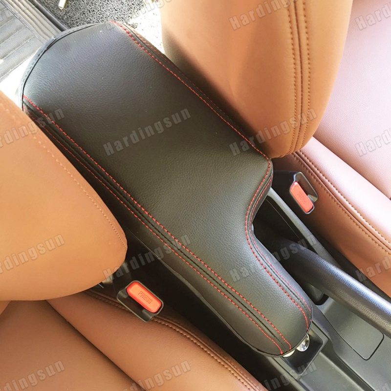 ปลอกหนังหุ้มที่เท้าแขนเบาะรถยนต์ อุปกรณ์เสริม สําหรับ HONDA Jazz 2014-2019 GK5 FIT