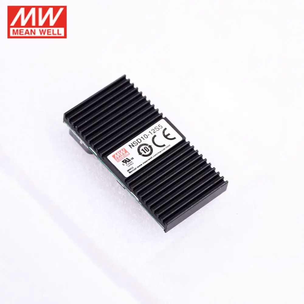 Mean WELL NSD10-12S5 DC-DC Regulated Converter 9.8-36VDC ถึง 5V DC 2A 10W Converter Switching Power 