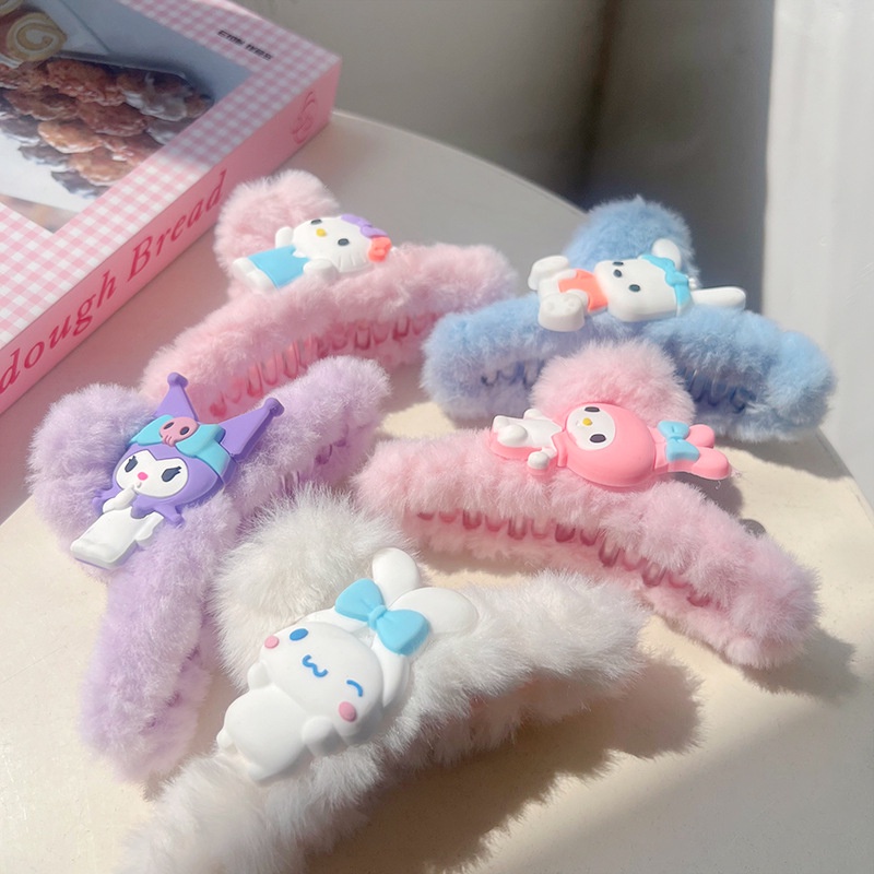 SANRIO กิ๊บติดผม ลายการ์ตูนกระต่ายน่ารัก สไตล์เกาหลี สําหรับผู้หญิง