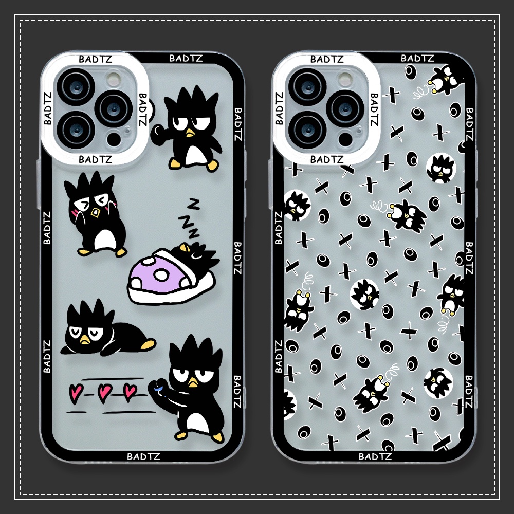 เคสโทรศัพท์มือถือแบบนิ่ม ใส กันรอยเลนส์กล้อง ลาย BAD BADTZ-MARU สําหรับ Samsung Galaxy S23 S22 S21 S20 FE S10 Plus Ultra 5G Note 20 10 J2 J4 J6 J7 Prime Lite