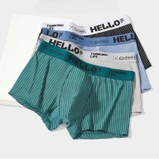 กางเกงในบ็อกเซอร์ Boxer Trunks เนื้อผ้านิ่ม สวมใส่สบาย ระบายอากาศได้ดี Size L-4XL