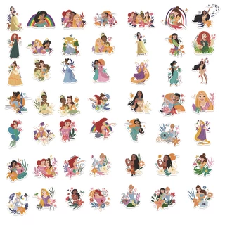 ❉ Mixed Cartoon Princess Series 03 Stickers ❉ 50Pcs/Set Fashion DIY Waterproof Decals Doodle Stickers