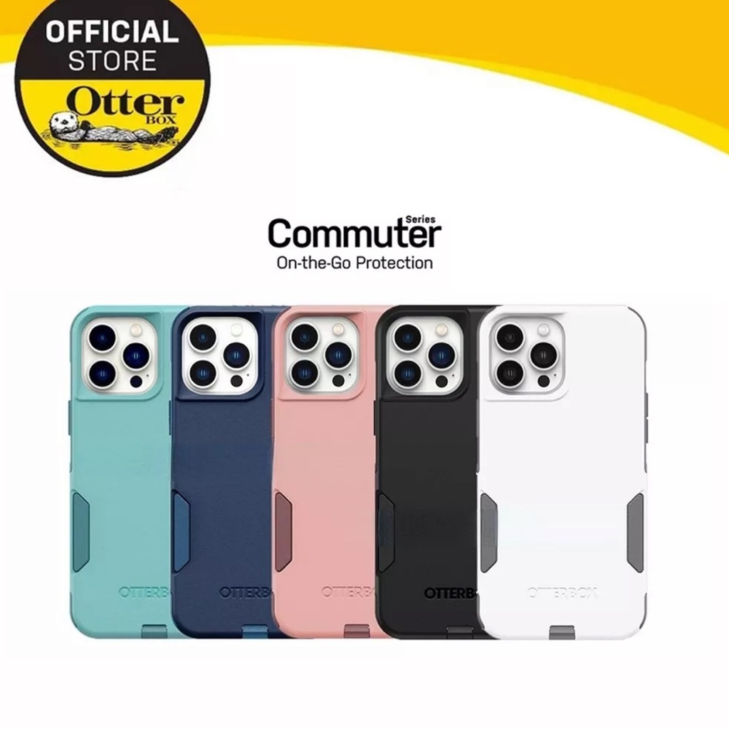 OTTERBOX Otterboxกรณีcommuter SeriesสําหรับIPhone 15 Pro Max 14 Plus 13 mini 12 ProMax 11 15plus 14pro 15pro 15promax 14promax 13promax Otterกล่องกันกระแทกFullปกหลัง