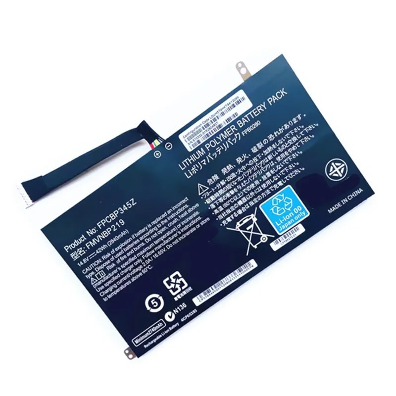 New FPCBP345Z 14.8V 2840mAh Laptop Battery for Fujitsu LifeBook   FPB0280 FPCBP345Z UH572 UH552 Ultr