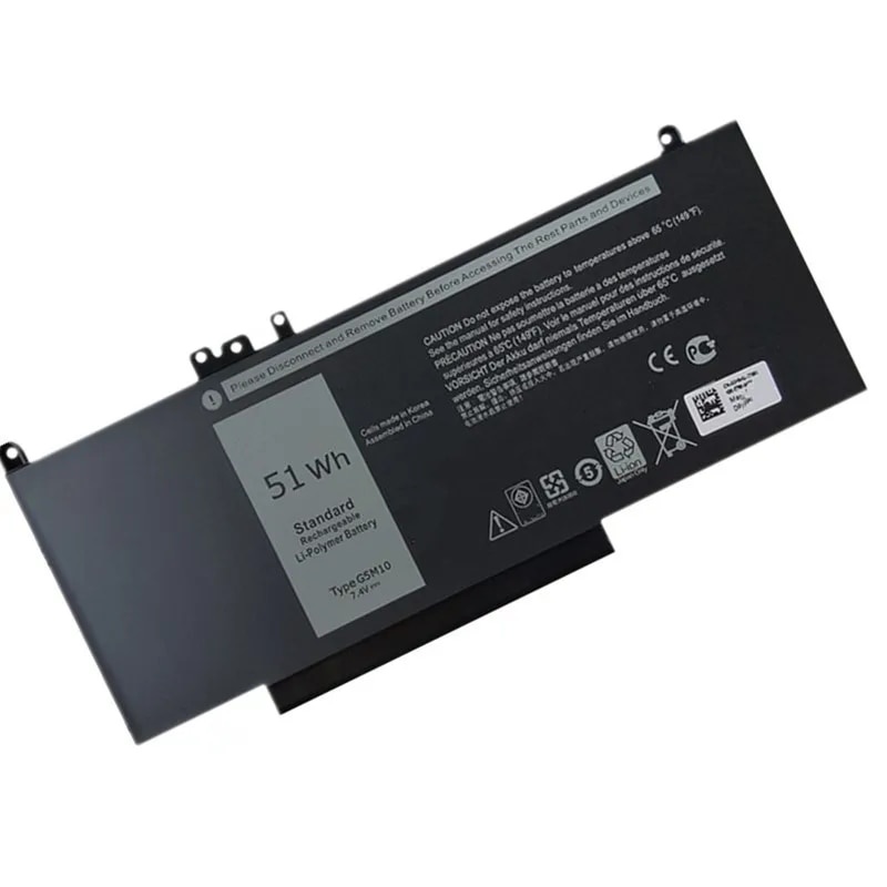 G5M10 7.4V 51WH Laptop battery For DELL Latitude E5250 E5450 E5550 8V5GX R9XM9 WYJC2 1KY05