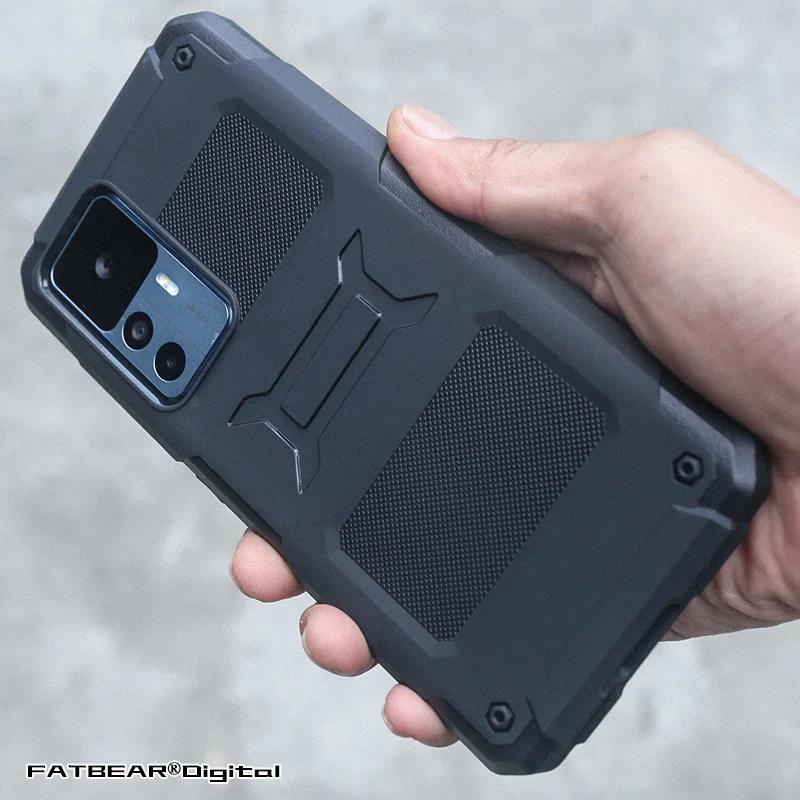 Fatbear เคสโทรศัพท์มือถือ กันกระแทก ลายเกราะหมี สําหรับ XiaoMi 12T 12T Pro RedMi K50 Ultra