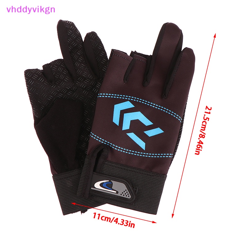 Vhdd ถุงมือตกปลา กันน้ํา กันลื่น 3 นิ้ว 1 คู่ TH