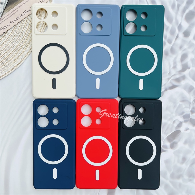 เคสป้องกันโทรศัพท์มือถือ TPU แบบนิ่ม ผิวด้าน ผิวด้าน มีแม่เหล็ก สําหรับ Infinix Zero 30 5G X6731 Zero Ultra 5G X6820