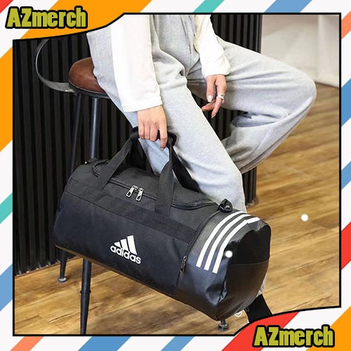 AZmerch ADIDAS Men & Women Duffle Travel Travelling Office / Sports Gym Bag Shoes Compartment