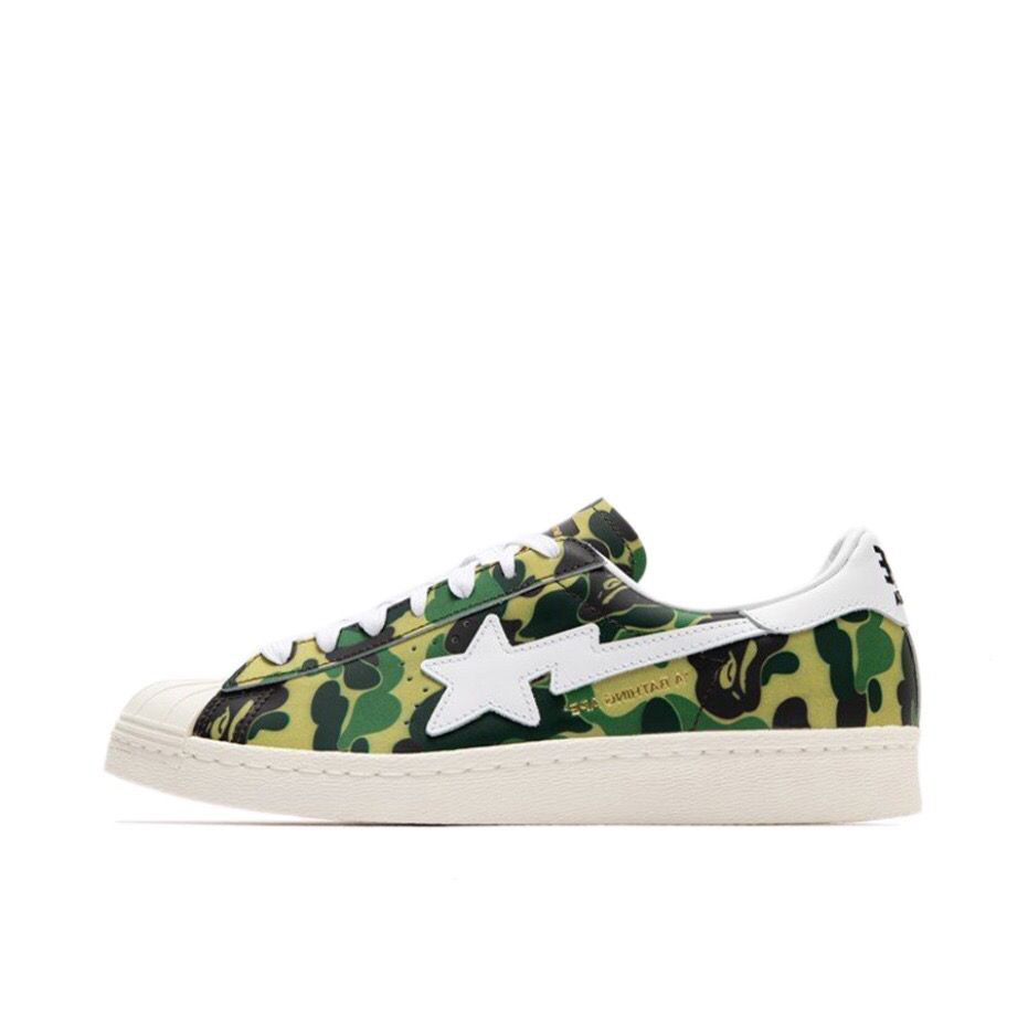 BAPE X Adidas5210 Original SuperStar 80S Sneakers 2023 New Running Shell Toe Campus Outdoor Fashion