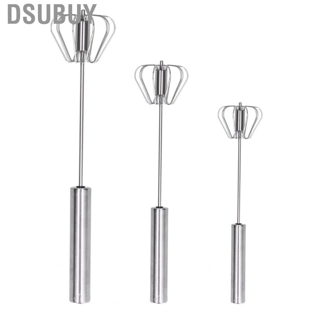 Dsubuy Egg Beater SemiAutomatic Stainless Steel Small Whisk Hand Mixer for Kitchen Use Cooking Tools