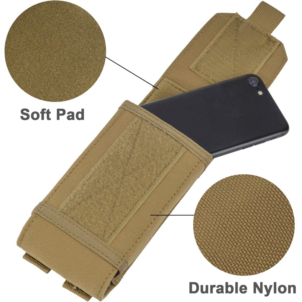 Luc กระเป๋าคาดเอว EDC ใส่โทรศัพท์มือถือ ขนาด 6 นิ้ว 4.7 ถึง 6.7 นิ้ว สําหรับ iPhone 12ProMax 12Pro 12 11 - รูปที่ 6