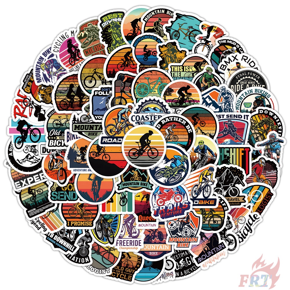 100ชิ้น/เซ็ต ❉ จักรยานเสือภูเขา . สติ๊กเกอร์ขนาดเล็กจักรยานเสือภูเขา ❉ สติ๊กเกอร์สติ๊กเกอร์แฟชั่น Doodle กันน้ํา DIY