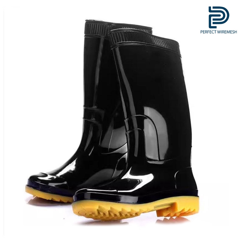 รองเท้าบูทยางกันน้ำ บูทดำนา หุ้มแข้งสูง 34cm พื้นยางกันลื่น หนา ใส่สบาย ล้างทำความสะอาดง่าย