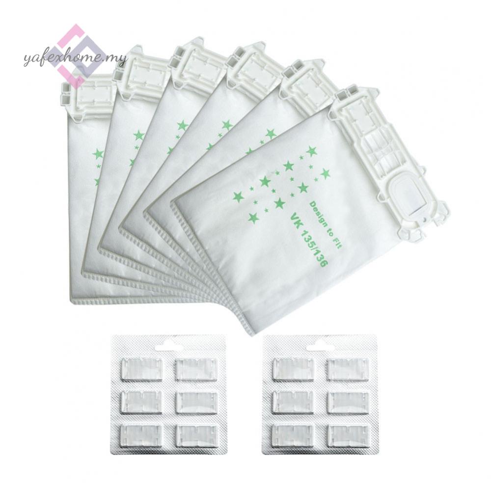 ถุงเก็บฝุ่นสําหรับ Vorwerk Kobold VK 135 VK 136 เครื่องดูดฝุ่นทําความสะอาดเครื่องมือที่มีประโยชน์