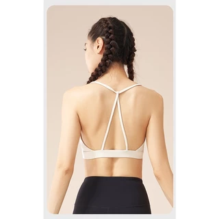 ✨รุ่นใหม่✨Araya Lady SportBra Lycra Nylon YOGA-650 เสื้อบราโยคะ สปอร์ตบราออกกำลังกาย สายเดี่ยวไขว้หลัง ทรงสวยใส่สบาย