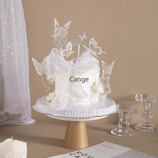 ที่มีสีสันโปร่งใสผีเสื้อเค้กด้านบนพีวีซีที่มีสีสันผีเสื้องาน…