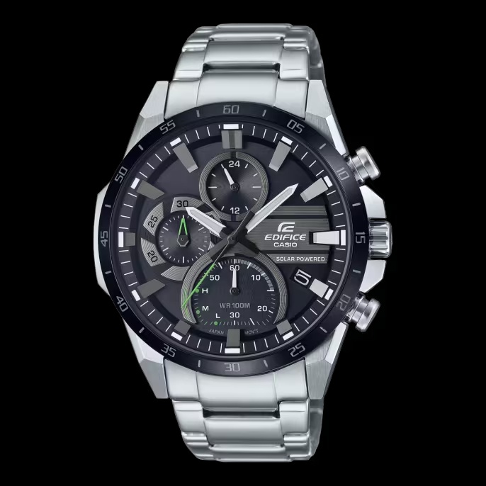 นาฬิกา Casio Edifice รุ่น EQS-940DB-1A นาฬิกาโครโนกราฟ ใช้พลังงานแสงอาทิตย์ รุ่นใหม่ล่าสุด -ของแท้ 100%