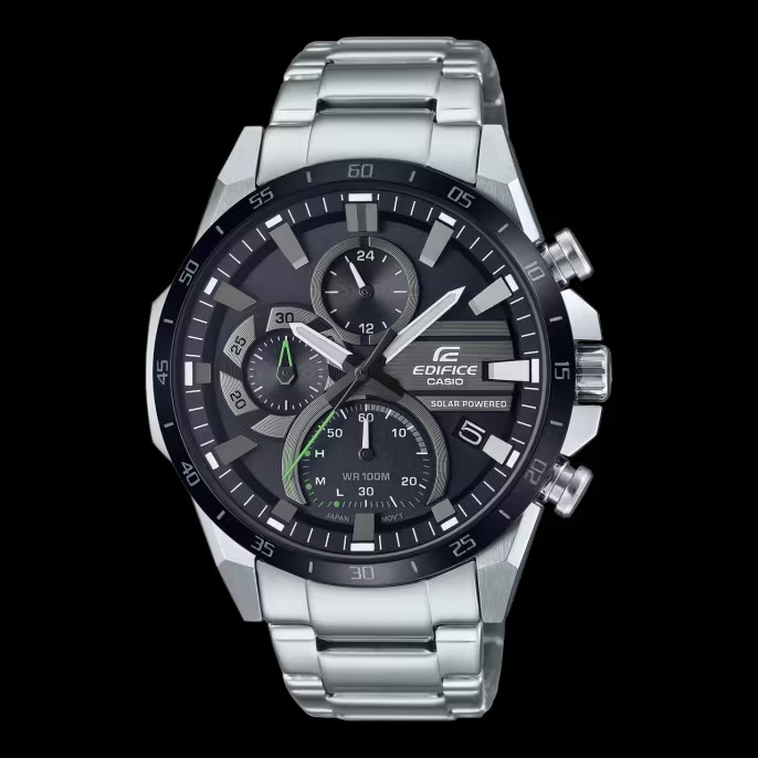 นาฬิกา Casio Edifice รุ่น EQS-940DB-1A นาฬิกาโครโนกราฟ ใช้พลังงานแสงอาทิตย์ รุ่นใหม่ล่าสุด -ของแท้ 1