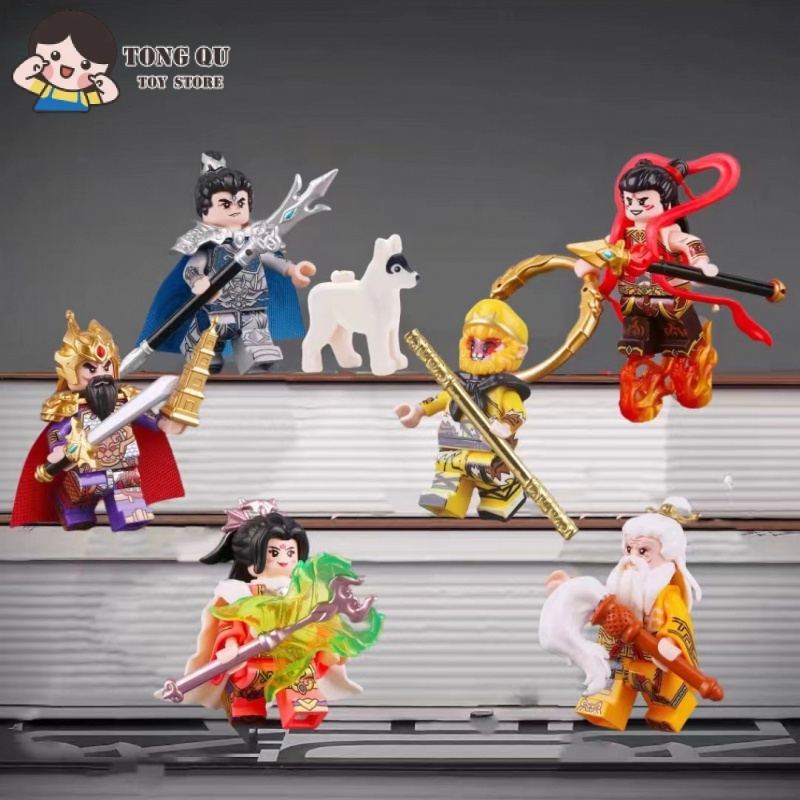 Journey to The West Minifigures The Monkey King Building Block ตุ ๊ กตาคอลเลกชันรุ ่ นของขวัญวันเกิดของเล ่ น