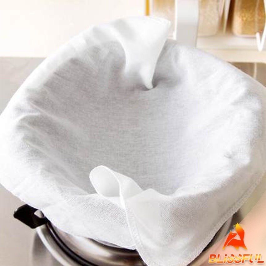 B.F ผ้าขาวบาง(เล็ก) สำหรับนึ่งอาหาร สามารถซักแล้วนำกลับมาใช้ใหม่ได้ Steamer mat