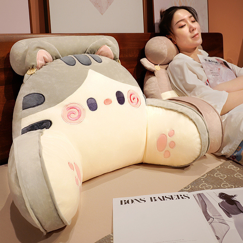 หมอนรองหัวเตียง ป้องกันเอว ลายการ์ตูน