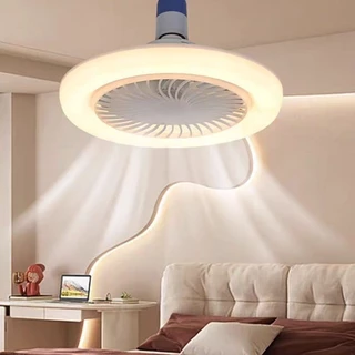 YTL ใหม่ พัดลมติดเพดาน พร้อมหลอดไฟ โคมไฟพัดลม Led พัดลมเพดานที่มีไฟ พร้อมพัดลมและรีโมท