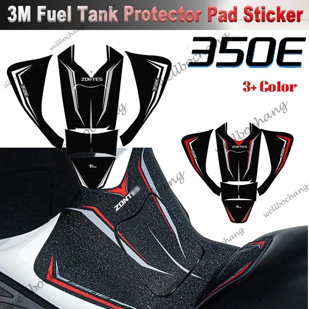 แผ่นรองถังสําหรับ Zontes 350e, สติ๊กเกอร์ 3M, ฝาครอบน้ํามันเบนซิน, ตัวป้องกันถังน้ํามันเชื้อเพลิง, ช