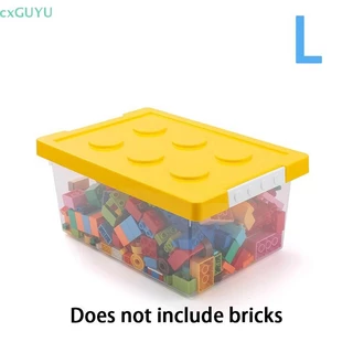 [cxGUYU] Kids Building Block Storage Box Toys Organizer Stackable Block Case Container Booksที่ใส่เครื่องเขียน Sundries Snack Container PRTA