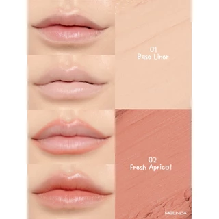 [📦 ส่งด่วน - ราคาถูก ] ลิปไลเนอร์ พร้อมแปรงเบลนด์ Meilinda Crayon Over Liner (MC2079)