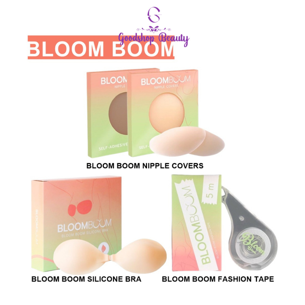 BLOOM BOOM SILICONE BRA / NIPPLE COVERS / FASHION TAPE บราปีกนก บราอกชิด บราซิลิโคน / ปิดจุก / เทปกันโป๊ ติดทนนาน
