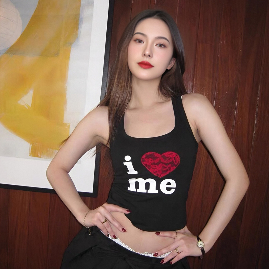 เสื้อสายเดี่ยวดอกไม้ลูกไม้ดีไซน์สวยๆ สำหรับสาวๆ รูปที่ 2