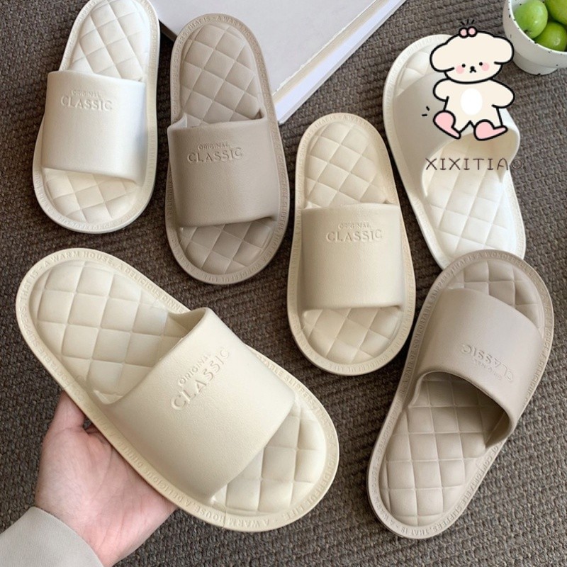 FAYAYA รองเท้าแตะ EVA รองเท้านิ่ม รองเท้าใส่ในบ้าน ผู้ชาย    ผู้หญิง  ใส่สบาย  รองเท้าห้องน้ำ กันลื่น