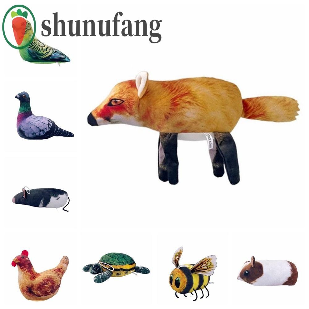อูนูฟ ตุ๊กตาสัตว์จําลองของเล่น,นกแก้วไก่จําลองสัตว์ยัดตุ๊กตา,นกพิราบจําลองนกพิราบเต่าดัตช์หมูจําลองนกแก้วตุ๊กตาเด็กของขวัญ
