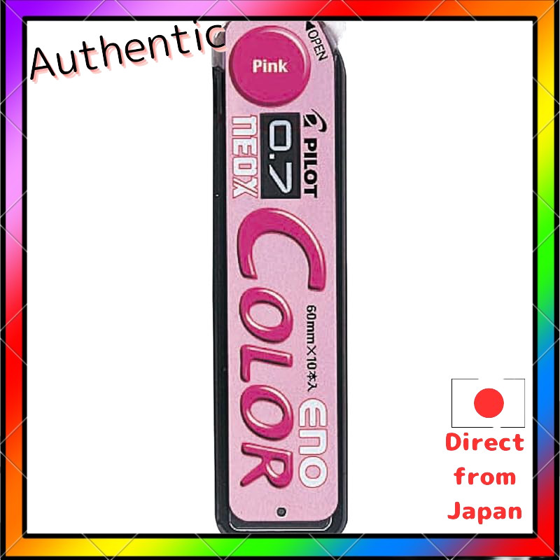 Pilot Color Sharp Pencil Lead Neo X Colorino 0.7 สีชมพู 10 ชิ้น Hrf7C-2S10P
