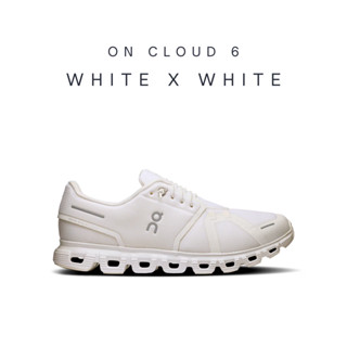 💦 SongkranFestival 💦 [พร้อมส่ง] On Running Cloud 6 Womens Wh…