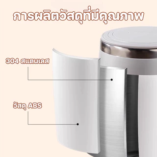COD ถ้วยกาแฟผสมอัตโนมัติ 380ML แสตนเลส 304 แบบพกพา อเนกประสงค์ แก้วปั่นไฟฟ้า เครื่องปั่นโปรตีนแบบพกพาถ้วยกาแฟ