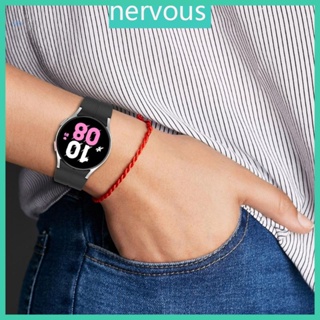 Nerv สายนาฬิกาข้อมือซิลิโคน ระบายอากาศ ปรับได้ แบบเปลี่ยน สําหรับ Watch 5 5 Pro 4 4 Classic Watch S