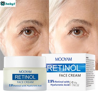 Mooyam Hyaluronic Acid Retinol Retinol ครีมต่อต้านริ้วรอย Anti Elder Firming Essence Retinol ครีม heby1