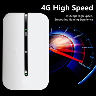Player kingdom 4G WiFi Router 150Mbps ซิมการ์ดสล็อตสูงสุด 15 อุปกรณ์ 2100mAh ใช้งานง่าย Mobile Hotspot สำหรับ Office Travel Home