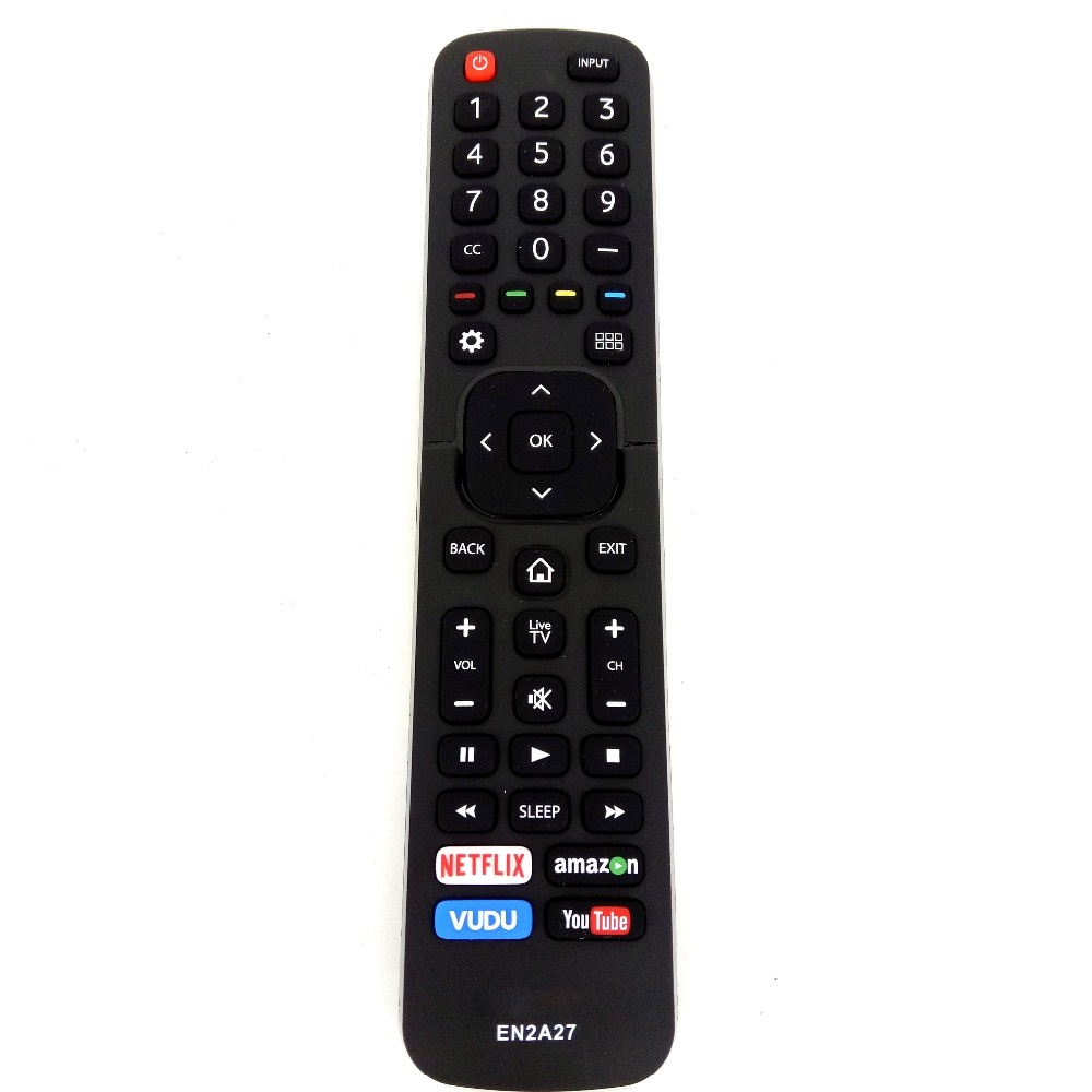รีโมทคอนโทรลใหม่สําหรับ HISENSE EN2A27 พร้อม SHORTCUTS 50H6B 50H7GB TDN55K2203GWUS 55H6B N6200U ฟรี 